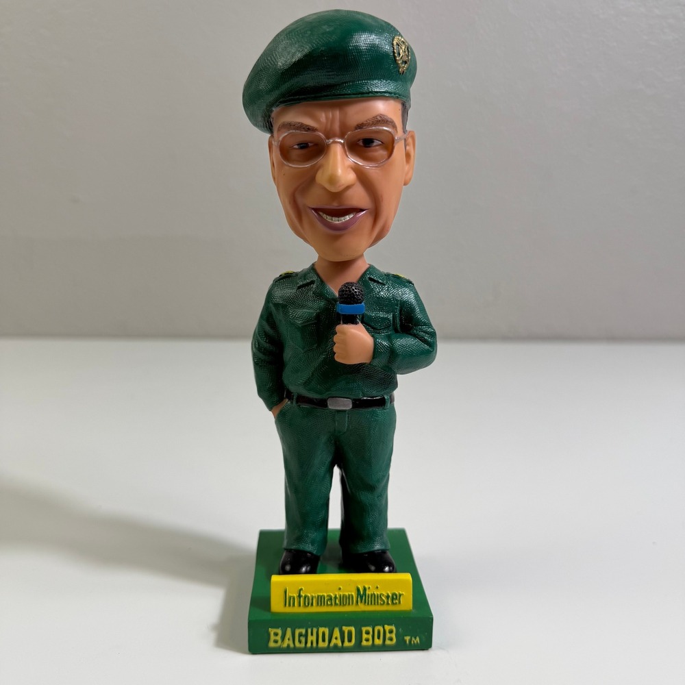 Baghdad Bob Information Minister Bobblehead Best Bobbles World Sports Figure